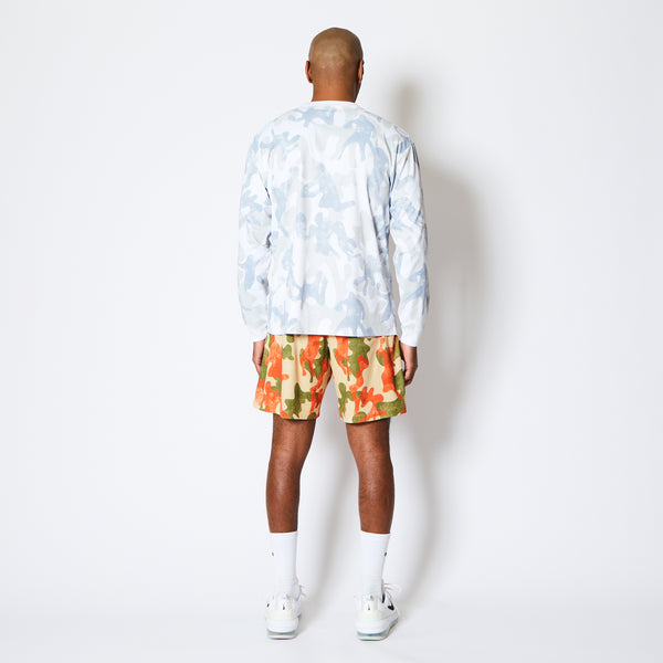 PLAY CAMO LOOSE FIT L/S SP TEE WH