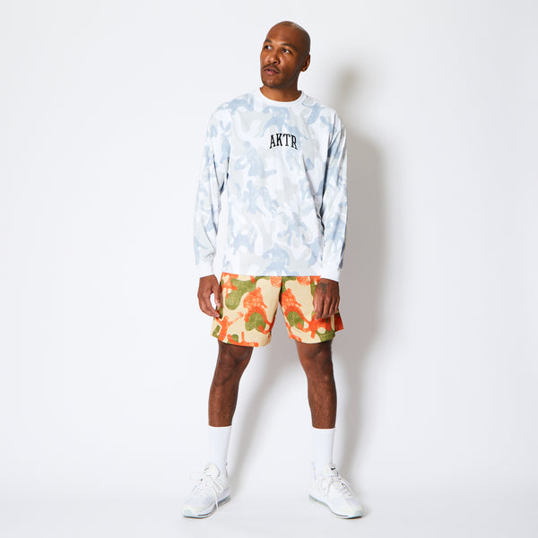 PLAY CAMO LOOSE FIT L/S SP TEE WH
