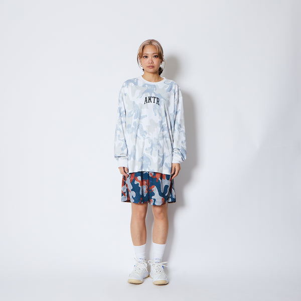 PLAY CAMO LOOSE FIT L/S SP TEE WH
