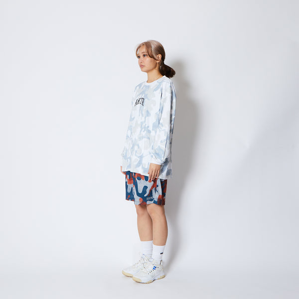 PLAY CAMO LOOSE FIT L/S SP TEE WH