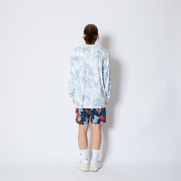 PLAY CAMO LOOSE FIT L/S SP TEE WH