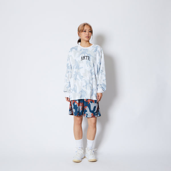 PLAY CAMO LOOSE FIT L/S SP TEE WH