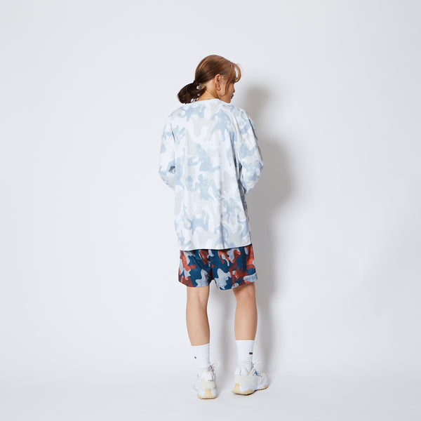 PLAY CAMO LOOSE FIT L/S SP TEE WH