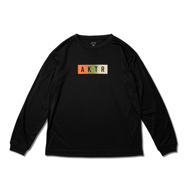 FADE BOX LOGO L/S SPORTS TEE BK