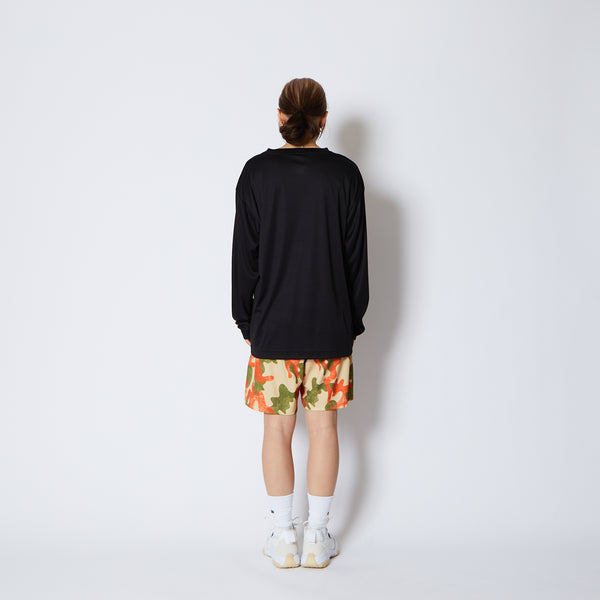 FADE BOX LOGO L/S SPORTS TEE BK