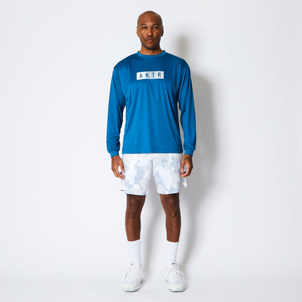 FADE BOX LOGO L/S SPORTS TEE BL