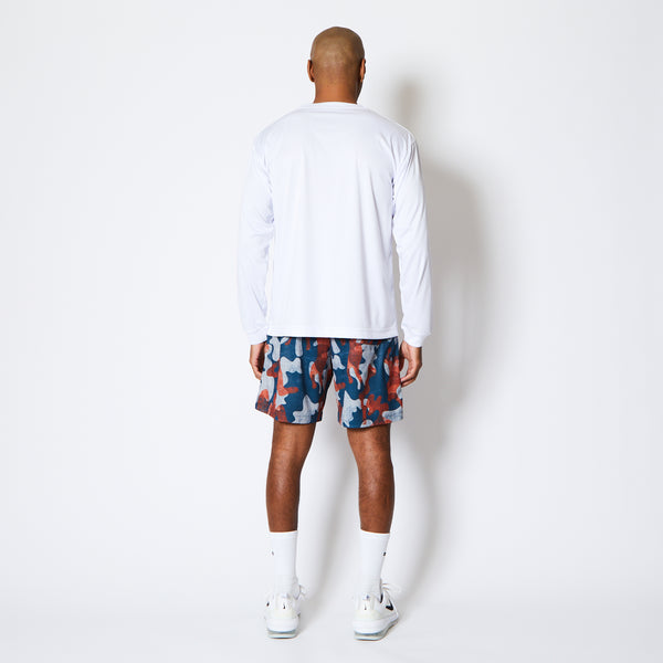 FADE BOX LOGO L/S SPORTS TEE WH