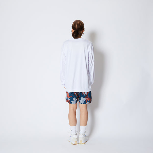 FADE BOX LOGO L/S SPORTS TEE WH