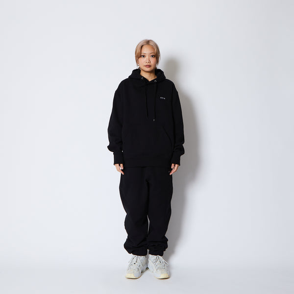 1-PT LOGO SWEAT PULLOVER HOODIE BK