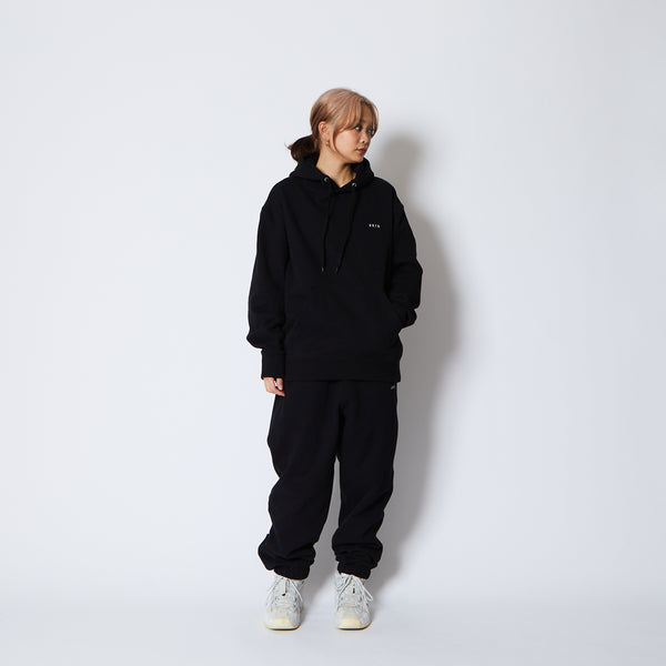 1-PT LOGO SWEAT PULLOVER HOODIE BK