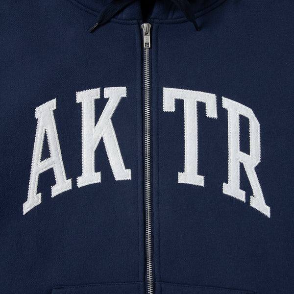 COLLEGE LOGO SWEAT ZIP HOODIE NV