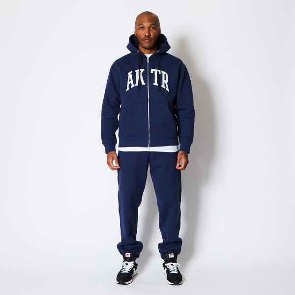 COLLEGE LOGO SWEAT ZIP HOODIE NV