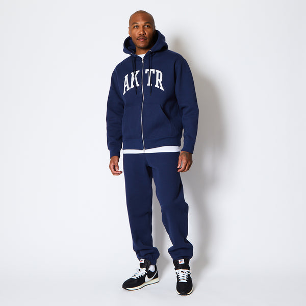 COLLEGE LOGO SWEAT ZIP HOODIE NV