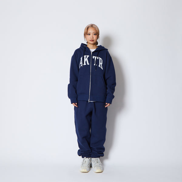 COLLEGE LOGO SWEAT ZIP HOODIE NV