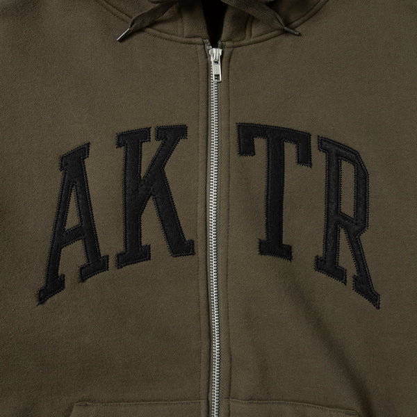 COLLEGE LOGO SWEAT ZIP HOODIE OL