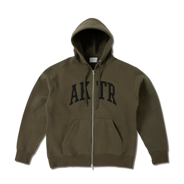 COLLEGE LOGO SWEAT ZIP HOODIE OL