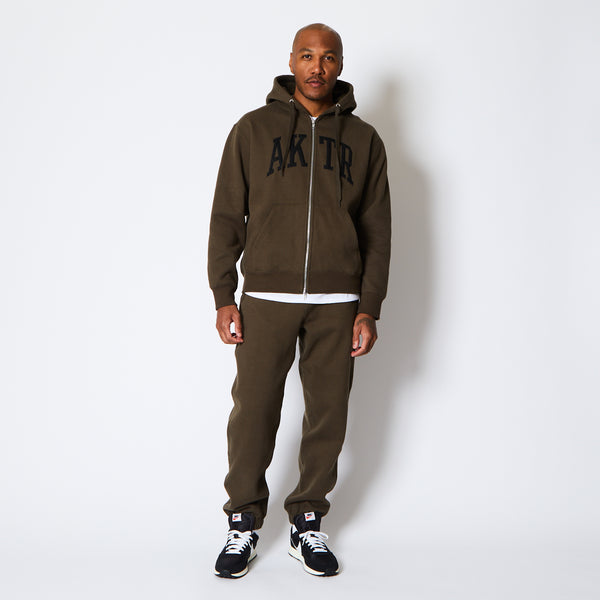 COLLEGE LOGO SWEAT ZIP HOODIE OL