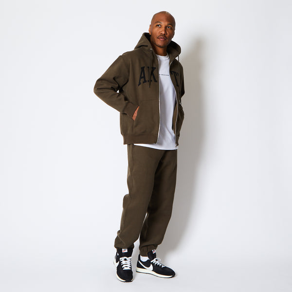 COLLEGE LOGO SWEAT ZIP HOODIE OL