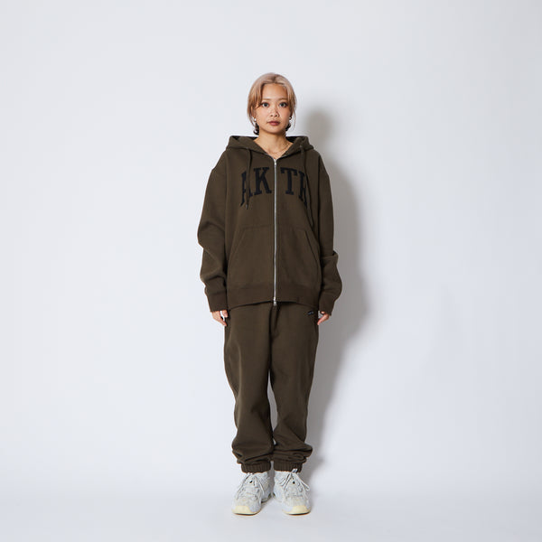 COLLEGE LOGO SWEAT ZIP HOODIE OL