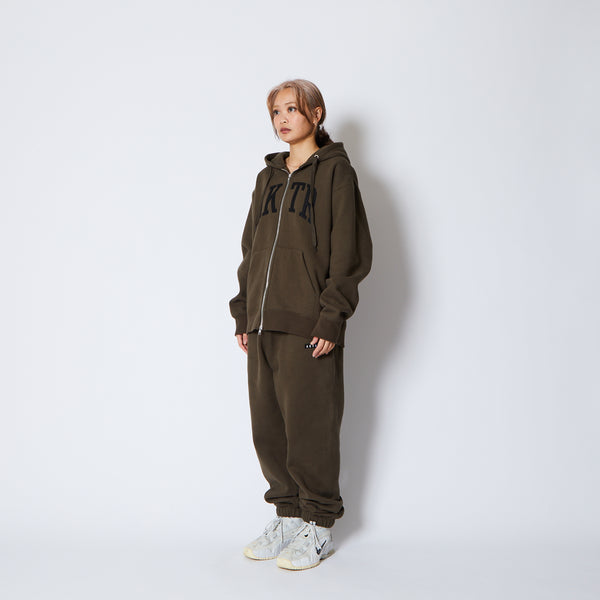 COLLEGE LOGO SWEAT ZIP HOODIE OL