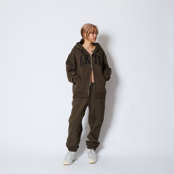 COLLEGE LOGO SWEAT ZIP HOODIE OL