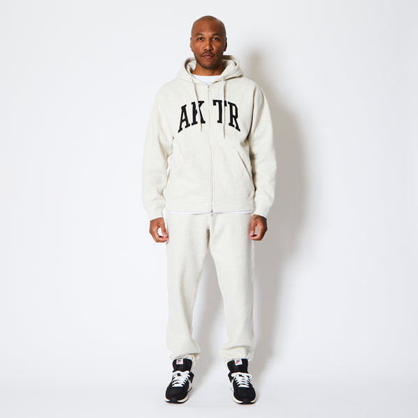 COLLEGE LOGO SWEAT ZIP HOODIE OM