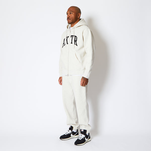 COLLEGE LOGO SWEAT ZIP HOODIE OM