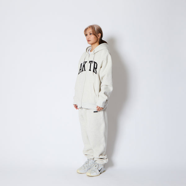 COLLEGE LOGO SWEAT ZIP HOODIE OM