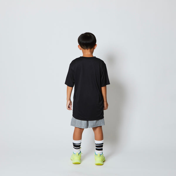 KIDS EMBLEM LOGO SPORTS TEE BK