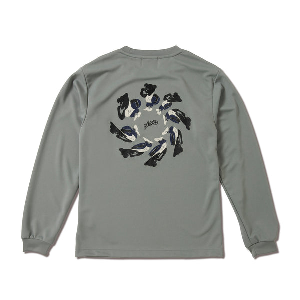 KIDS TORSION NICK L/S SPORTS TEE GY