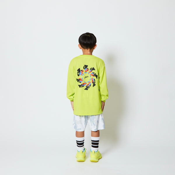 KIDS TORSION NICK L/S SPORTS TEE LGR