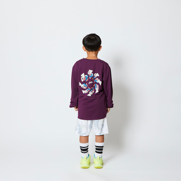 KIDS TORSION NICK L/S SPORTS TEE PL