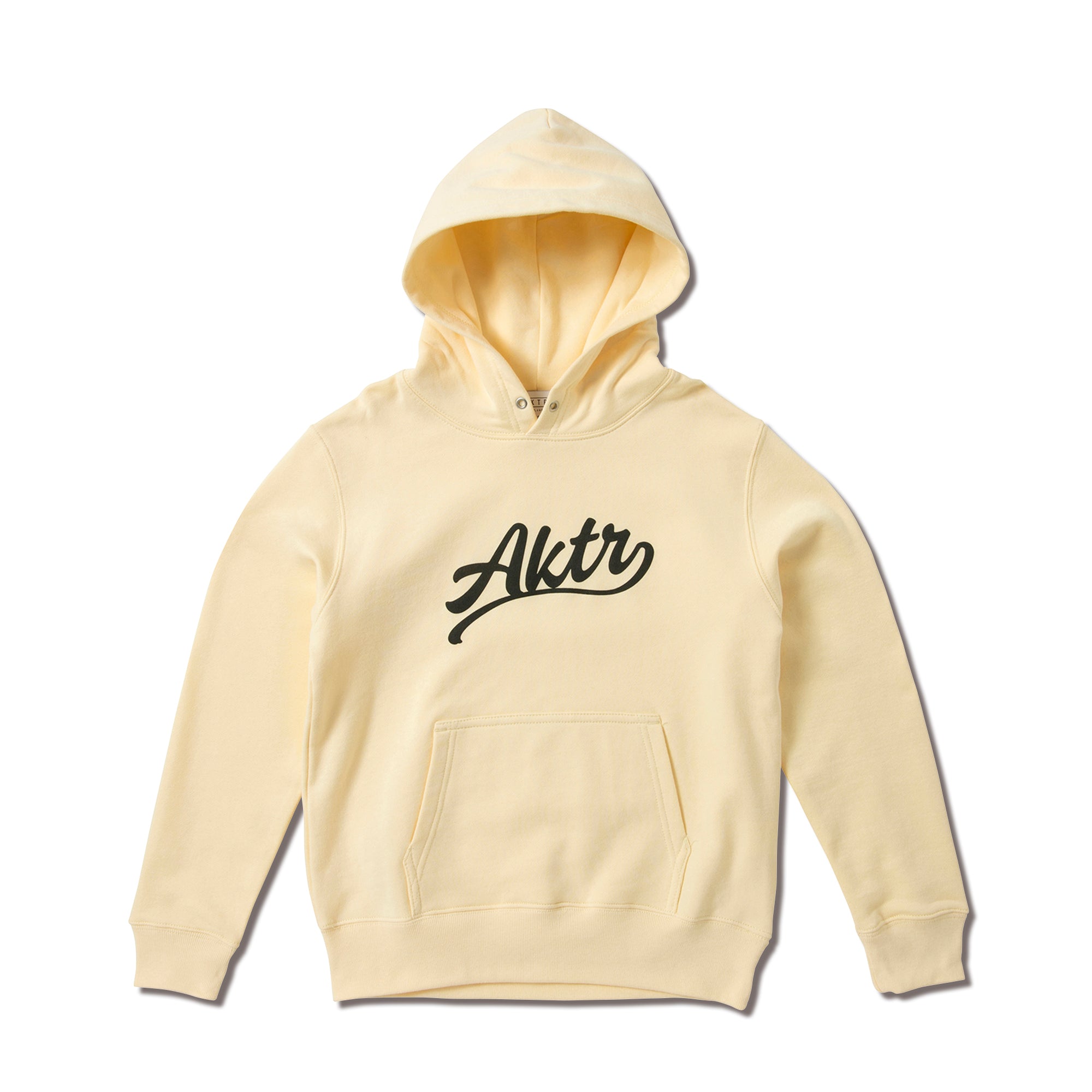 KIDS SCRIPT LOGO SWEAT HOODIE ECRU – AKTR OFFICIAL