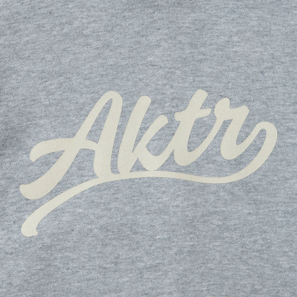 KIDS SCRIPT LOGO SWEAT HOODIE GY