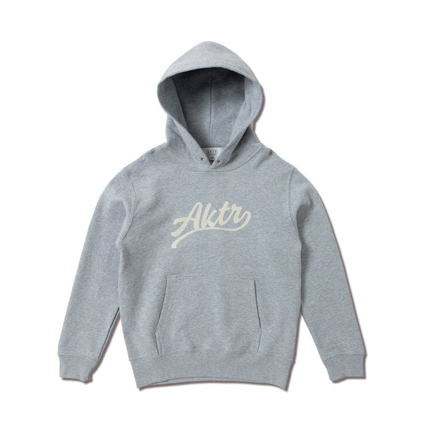 KIDS SCRIPT LOGO SWEAT HOODIE GY