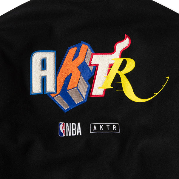 NBAxAKTR VARSITY JACKET BK