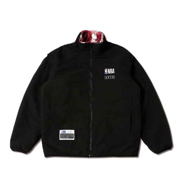 NBAxAKTR REV FLEECE JACKET CHI RDxBK