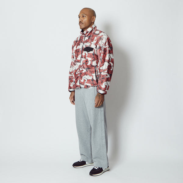 NBAxAKTR REV FLEECE JACKET CHI RDxBK