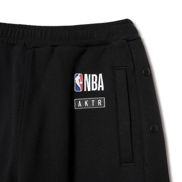 NBAxAKTR SIDE SNAP SWEAT PANTS BK