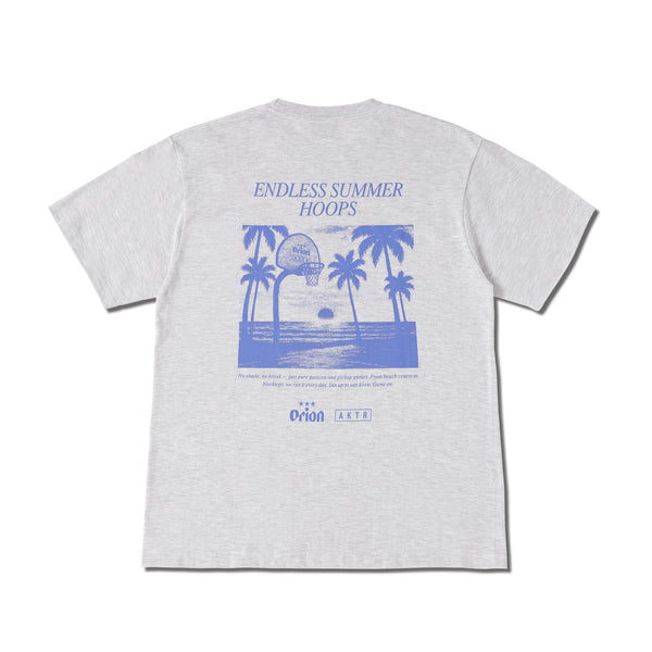 ORION x AKTR S/S COTTON TEE LGY