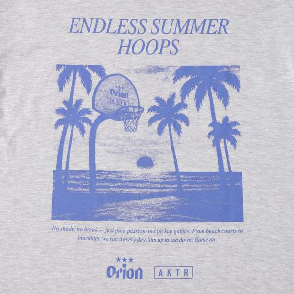 ORION x AKTR S/S COTTON TEE LGY
