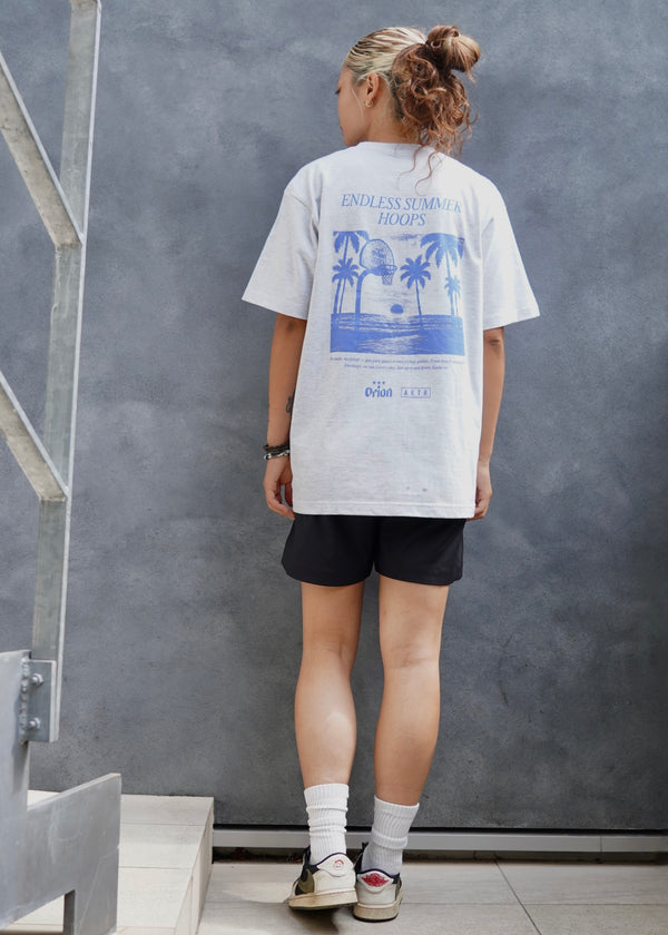 ORION x AKTR S/S COTTON TEE LGY