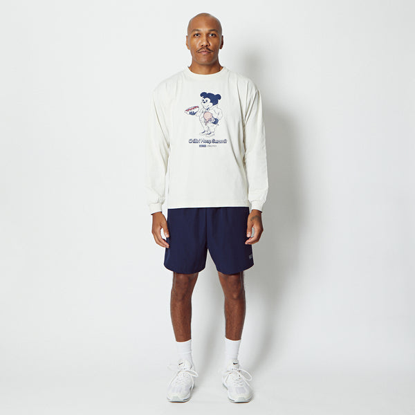 CHUNKY NICK LS FIT L/S SP TEE ECRU