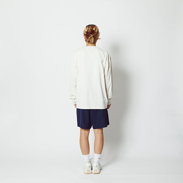 CHUNKY NICK LS FIT L/S SP TEE ECRU