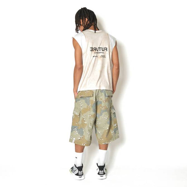 F.A. FAKE SP SLEEVELESS TEE ECRU