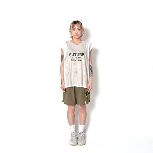 F.A. FAKE SP SLEEVELESS TEE ECRU