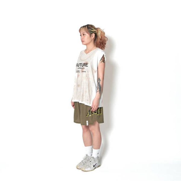 F.A. FAKE SP SLEEVELESS TEE ECRU