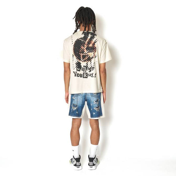 F.A. DESTROY BALL T/C LOOSE TEE ECRU