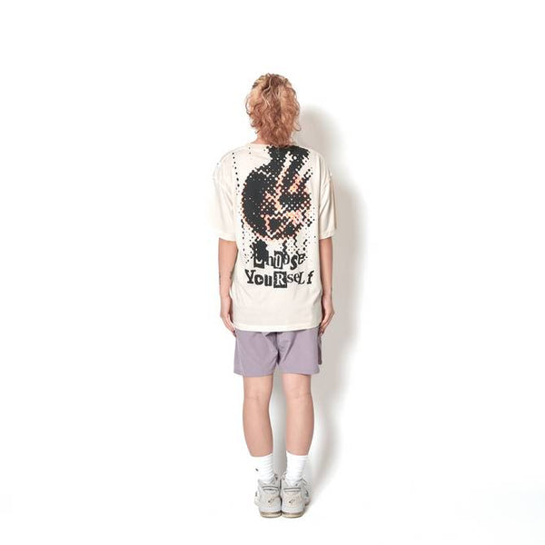 F.A. DESTROY BALL T/C LOOSE TEE ECRU