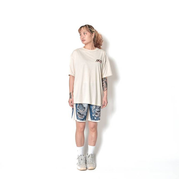 F.A. DESTROY BALL T/C LOOSE TEE ECRU